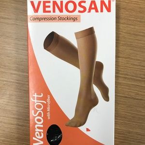 VenoSoft with Microfiber Compression Stockings Vein Disease Size Medium 20-30 mm